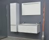 TMP TROYA100 fali fürdőszobabútor - Akrivit öntött műmárvány mosdóval - 100 x 48,5 cm