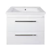 TMP VIVA 65 fali fürdőszobabútor - Sanovit ATRIA 9065 porcelán mosdóval - 65 x 45,5 cm