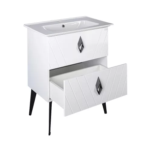 TMP KEOPS álló fürdőszobabútor - CeraStyle BLUE 70 - 42200 mosdóval - 70 x 47 cm