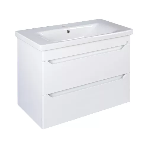 TMP SHARP 65 fali fürdőszobabútor - Sanovit SOFT - 13065 mosdóval - 65 x 45,5 cm