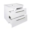 TMP VIVA 55 fali fürdőszobabútor - Sanovit ATRIA 9055 porcelán mosdóval - 55x45,5 cm