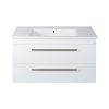 TMP VIVA 100 fali fürdőszobabútor - Sanovit SOFT 13100 porcelán mosdóval - 100 x 45,5 cm