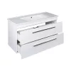 TMP VIVA 100 fali fürdőszobabútor - Sanovit ATRIA 9100 porcelán mosdóval - 101 x 46 cm