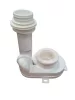 CeraStyle CITY - PISZOÁR - porcelán - FELSŐ vízbekötésű - szifonnal - 55 cm x 32 cm