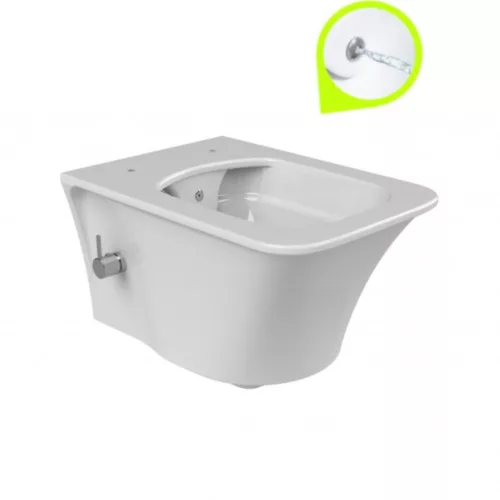 CeraStyle IBIZA fali WC - BEÉPÍTETT bidé funkcióval - rimless - perem nélküli