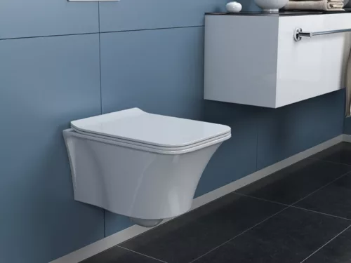 CeraStyle IBIZA fali WC - BEÉPÍTETT bidé funkcióval - rimless - perem nélküli