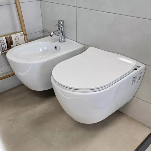 CeraStyle CITY fali WC - perem nélküli - rimless - rejtett szerelésű - 53 cm