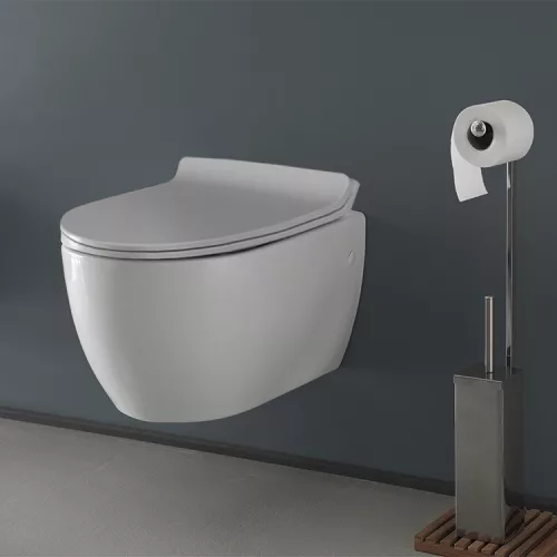 CeraStyle CITY fali WC - perem nélküli - rimless - rejtett szerelésű - 53 cm