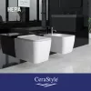 CeraStyle HERA fali WC - rimless - perem nélküli - rejtett szerelésű - 52 cm