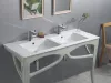 CeraStyle IBIZA - porcelán mosdókagyló - DUPLA - 121 x 51 cm