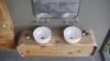 CeraStyle ONE - PULTRA ültethető - Top Counter - porcelán mosdó - O - Ø 46 cm