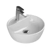CeraStyle ONE - PULTRA ültethető - Top Counter - porcelán mosdó - csaplyukas -O Ø 42 cm