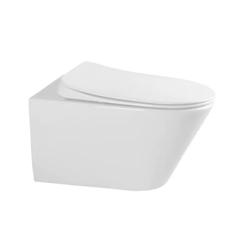 Sanovit AVVA fali WC - rimless - perem nélküli - rejtett szerelésű - 53 cm