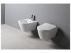 Sanovit AVVA fali WC - rimless - perem nélküli - rejtett szerelésű - mély öblítésű - 53 cm