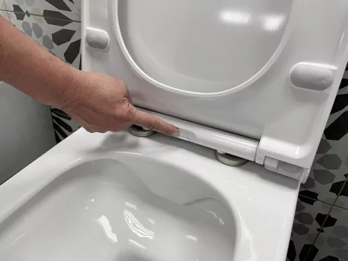 Sanovit AVVA fali WC - rimless - perem nélküli - rejtett szerelésű - 53 cm