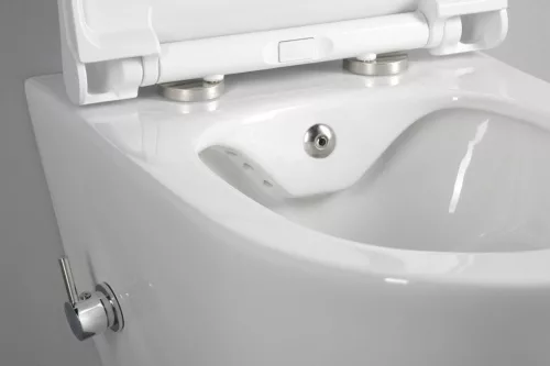 Sanovit AVVA fali WC - BEÉPÍTETT bidé funkcióval - rimless - perem nélküli - 53 cm