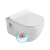 Sanovit BRILLA fali WC - rimless - perem nélküli