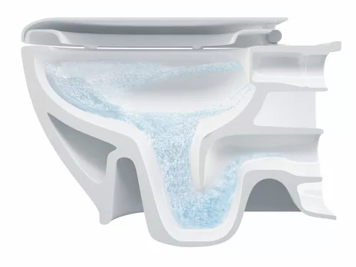 Sanovit BRILLA fali WC - rimless - perem nélküli