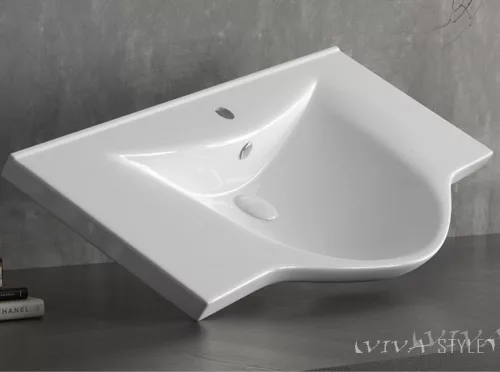 Sanovit ALBATROS - porcelán mosdókagyló - 79,5 x 46 cm
