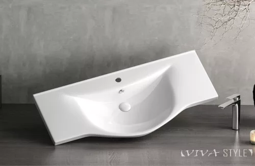 Sanovit ALBATROS - porcelán mosdókagyló - 79,5 x 46 cm