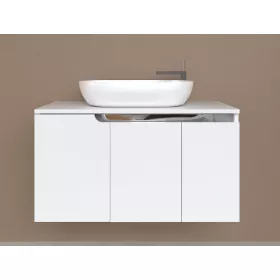   Piramida EURIDIKA fali fürdőszobabútor - mosdópult mosdó nélkül - 3 ajtós - 100 x 48 x 53 cm