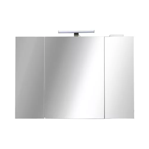 Piramida AKVA Tükrös fürdőszobai szekrény - LED világítással - 100 x 69 x15cm