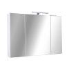 PIRAMIDA AKVA Tükrös fürdőszobai szekrény LED világítással - 100 x 69 x15cm