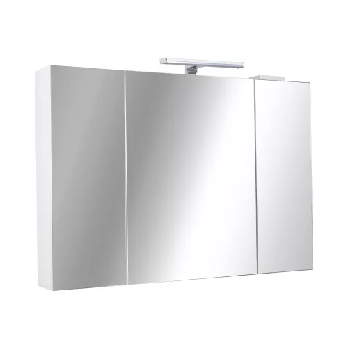 Piramida AKVA Tükrös fürdőszobai szekrény - LED világítással - 100 x 69 x15cm
