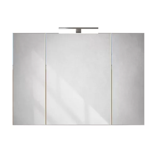 Piramida AKVA Tükrös fürdőszobai szekrény - LED világítással - 100 x 69 x15cm