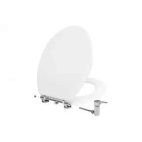   CR BIDÉS WC ülőke - hideg / melegvizes csapteleppel - Duroplast - 44 x 37 cm