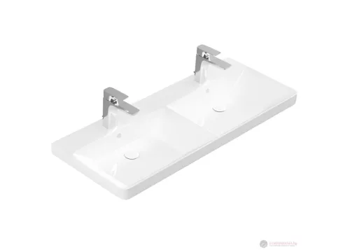 Sanovit LUXURY - porcelán mosdókagyló - dupla - 119,5 x 46 cm
