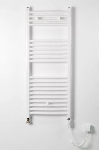 Törölközőszárító radiátor - Viva Platinum Therm - EGYENES - fehér - 500 x 1200 mm