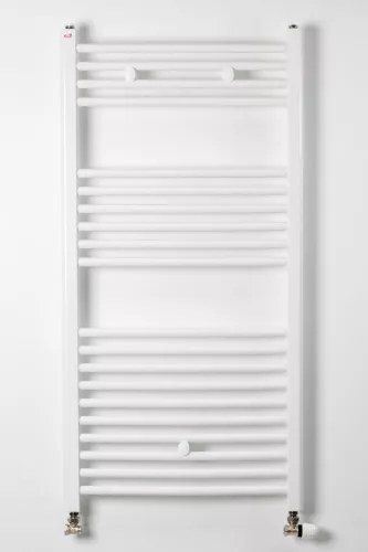 Törölközőszárító radiátor - Viva Platinum Therm - EGYENES - fehér - 600 x 1200 mm