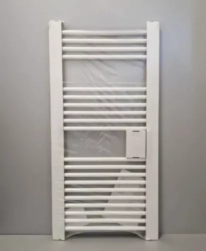 Törölközőszárító radiátor - Viva Platinum Therm - EGYENES - fehér - 600 x 1200 mm
