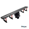 Pestan zuhanyfolyóka Confluo Slim Line 95 cm
