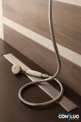 Pestan zuhanyfolyóka Confluo Frameless Line - keret nélküli - 55 cm