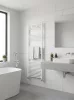 Törölközőszárító radiátor - Viva Platinum Therm - ÍVES - fehér - 600 x 1800 mm