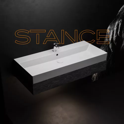 Sanovit STANCE - porcelán mosdókagyló - 98 x 45,5 cm