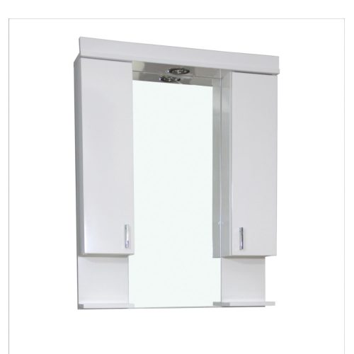 Viva STYLE Tükrös fürdőszobai szekrény LED világítással - DUPLA szekrénnyel - 100 x 99 x 17 cm
