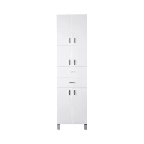 Viva STYLE fürdőszobai ÁLLÓSZEKRÉNY 192 magas POLCOS - 50 x 35 x 192 cm