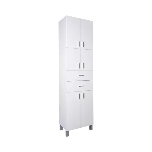 Viva STYLE fürdőszobai ÁLLÓSZEKRÉNY 192 magas POLCOS - 50 x 35 x 192 cm