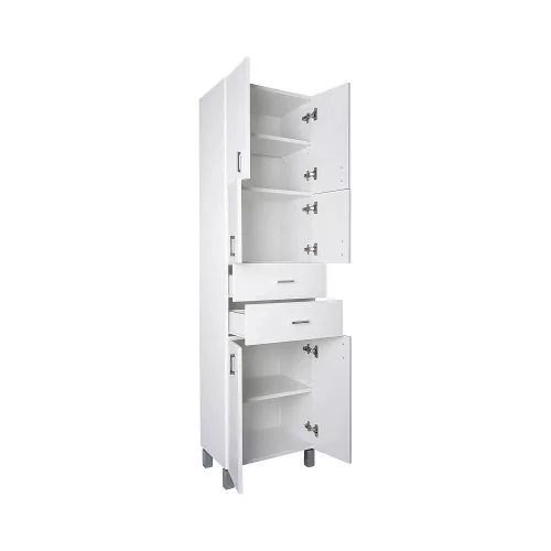 Viva STYLE fürdőszobai ÁLLÓSZEKRÉNY 192 magas POLCOS - 50 x 35 x 192 cm