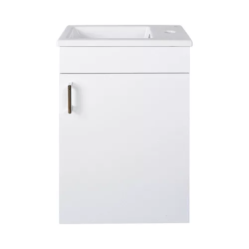 VivaStyle NIKA - fali függesztett - fürdőszobabútor CeraStyle 71100 mosdóval - JOBBOS - 42 x 24 cm