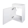 VivaStyle NIKA - fali függesztett - fürdőszobabútor CeraStyle 71100 mosdóval - BALOS - 42 x 24 cm