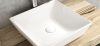 Sanovit DECENTE - PULTRA ültethető - Top Counter - porcelán mosdó -  - 40 x 40 cm