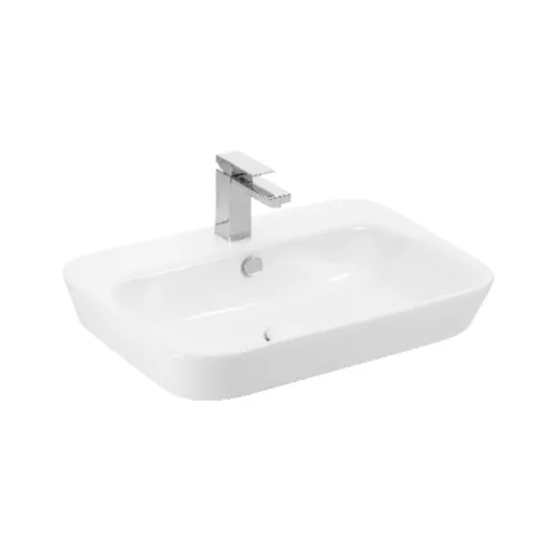 Sanovit - 3065 collections - PULTRA ültethető - Top Counter - porcelán mosdó -  - 65 x 45 cm