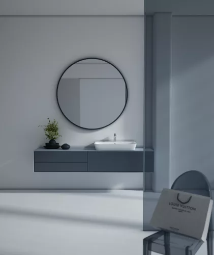 Sanovit - 3065 collections - PULTRA ültethető - Top Counter - porcelán mosdó -  - 65 x 45 cm