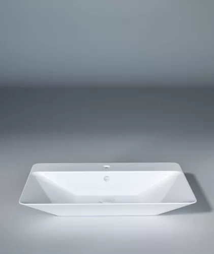 Sanovit TEODORA - PULTRA ültethető - Top Counter - porcelán mosdó -  - 65 x 46 cm