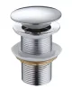 Klikk - klakk leeresztő - KEREK - KRÓM - túlfolyós modókagylóhoz - 5/4" - Ø 67 mm
