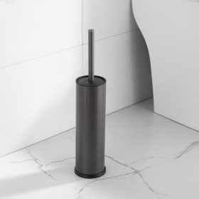  Viva NERO WC-kefe tartó - hengeres - fürdőszobai kiegészítő - GUNMETAL - fegyverszürke
